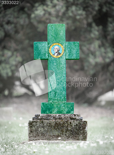 Image of Gravestone in the cemetery - Washington