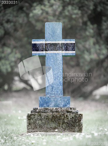 Image of Gravestone in the cemetery - Botswana