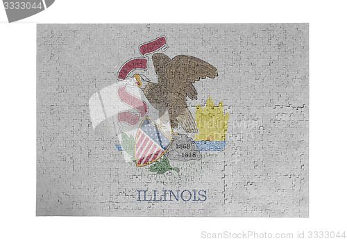 Image of Large jigsaw puzzle of 1000 pieces - Illinois