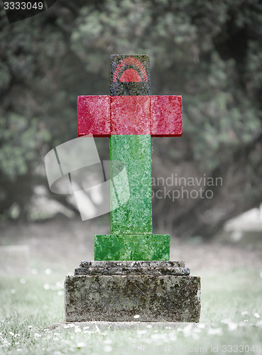 Image of Gravestone in the cemetery - Malawi