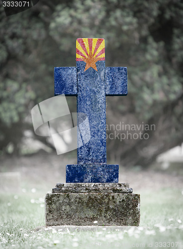 Image of Gravestone in the cemetery - Arizona