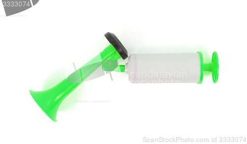 Image of Manual air horn isolated