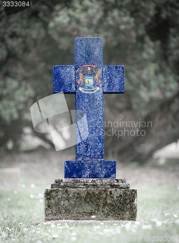 Image of Gravestone in the cemetery - Michigan