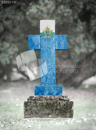 Image of Gravestone in the cemetery - San Marino