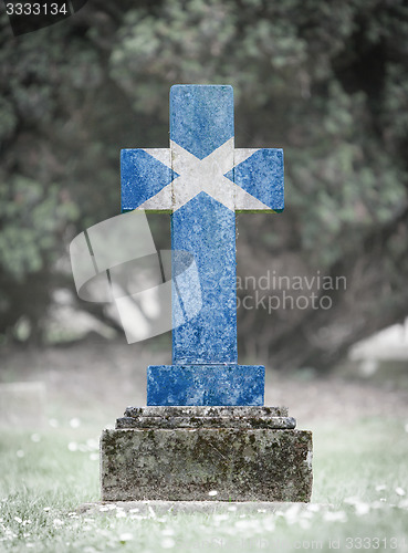 Image of Gravestone in the cemetery - Scotland