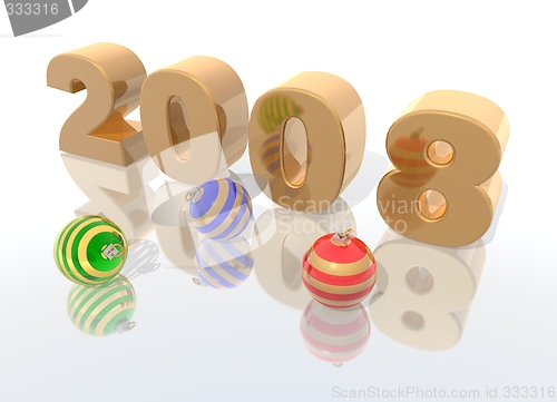 Image of happy new year 2008