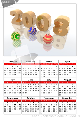 Image of Calendar 2008