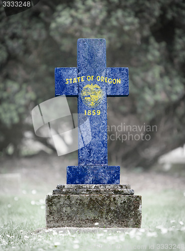 Image of Gravestone in the cemetery - Oregon