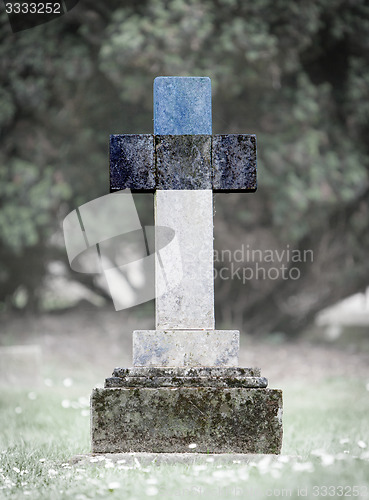 Image of Gravestone in the cemetery - Estonia