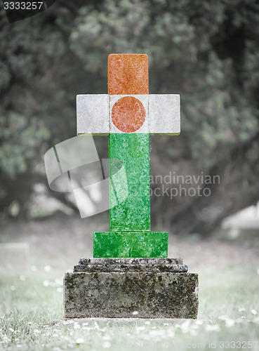 Image of Gravestone in the cemetery - Niger