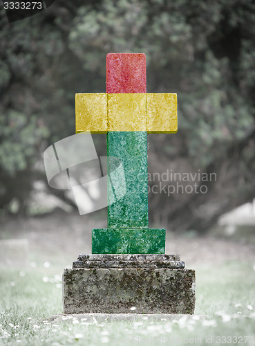 Image of Gravestone in the cemetery - Bolivia