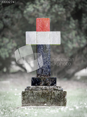 Image of Gravestone in the cemetery - Yemen