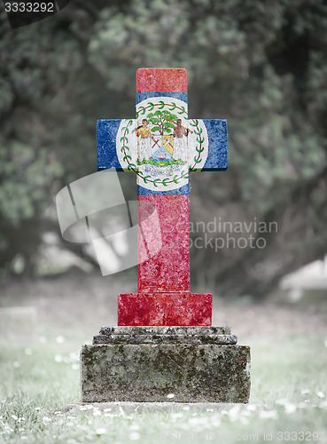 Image of Gravestone in the cemetery - Belize