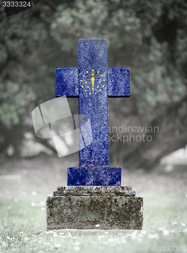 Image of Gravestone in the cemetery - Indiana