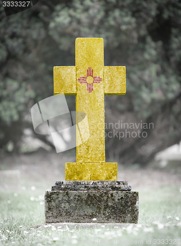 Image of Gravestone in the cemetery - New Mexico