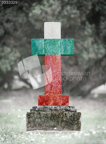 Image of Gravestone in the cemetery - Bulgaria