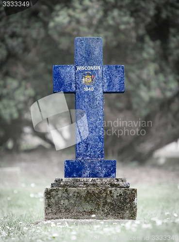 Image of Gravestone in the cemetery - Wisconsin