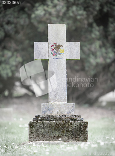 Image of Gravestone in the cemetery - Illinois