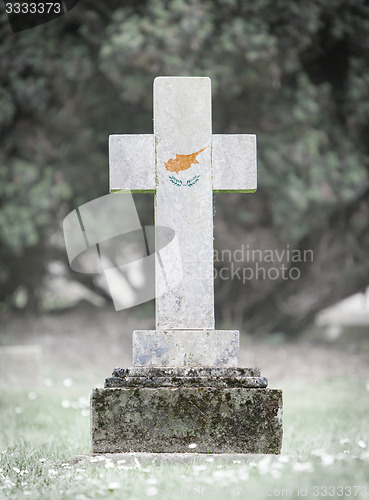 Image of Gravestone in the cemetery - Cyprus