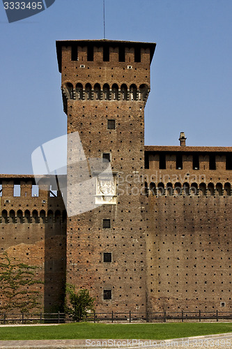 Image of tower castle brick  old 