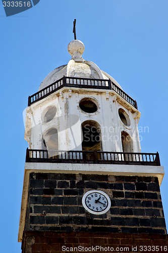 Image of lanzarote  spain the old wall tower in teguise arrecife