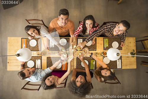 Image of Friends having a toast