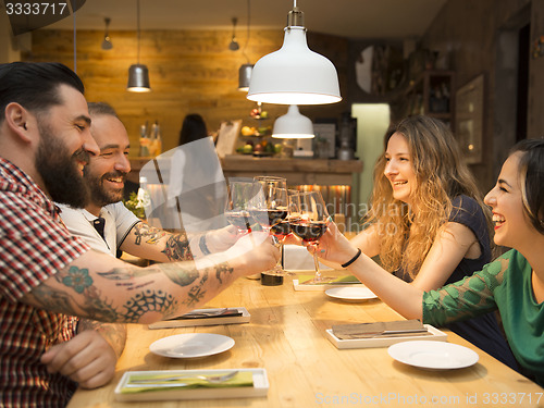 Image of Friends having a toast