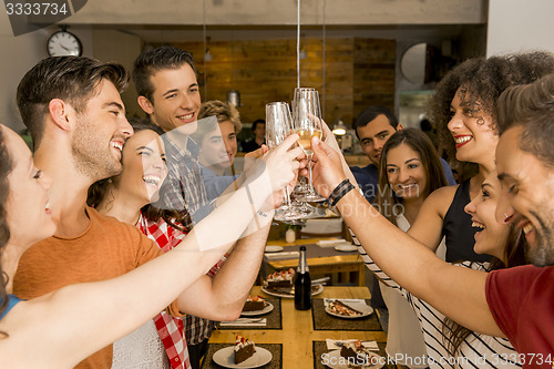 Image of Friends having a toast