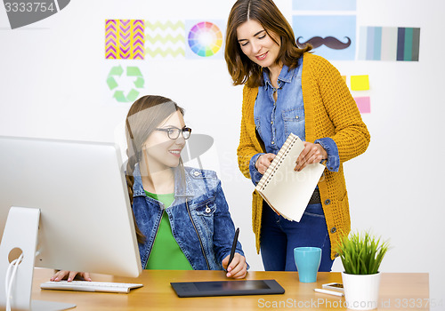 Image of Casual businesswomen