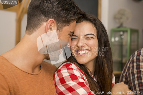 Image of Happy couple at the restaurant