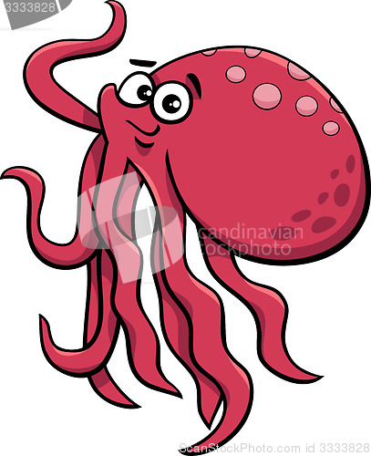 Image of cute octopus cartoon illustration