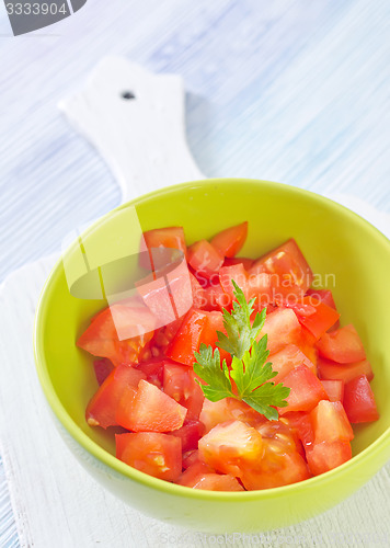 Image of salad from tomato