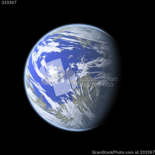 Image of blue planet