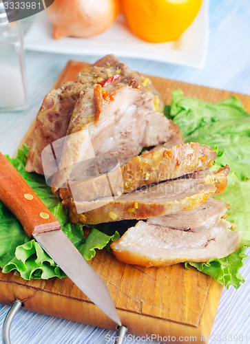 Image of baked meat
