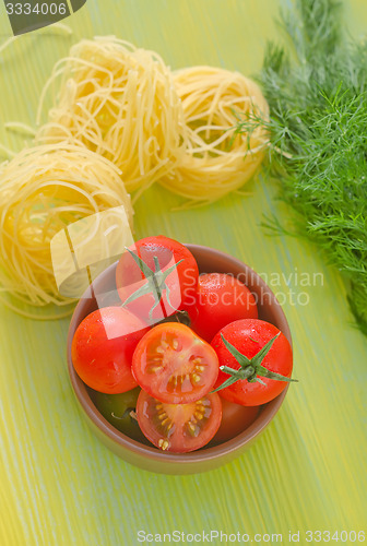 Image of pasta and tomato