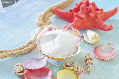 Image of sea salt and shells