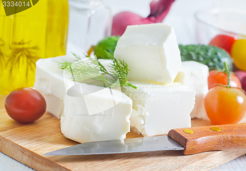 Image of ingredients for greek salad