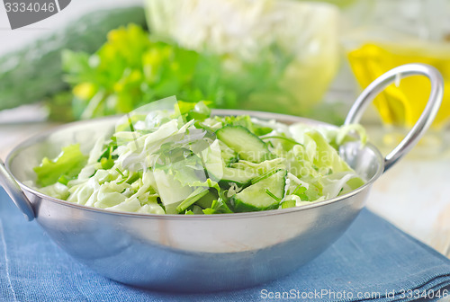 Image of salad from cabbage