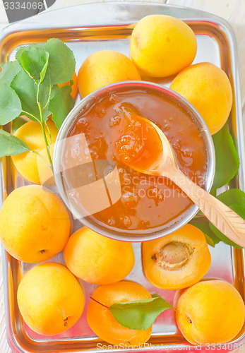 Image of jam and apricots