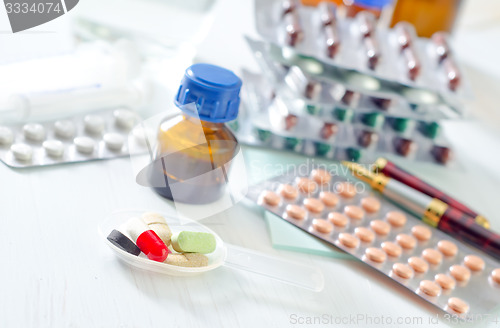 Image of tablets and pills