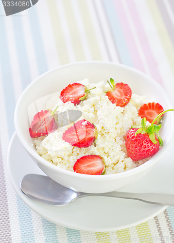 Image of sweet cottage with strawberry