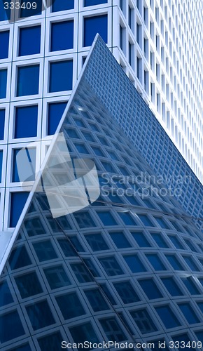 Image of skyscrapers abstract view