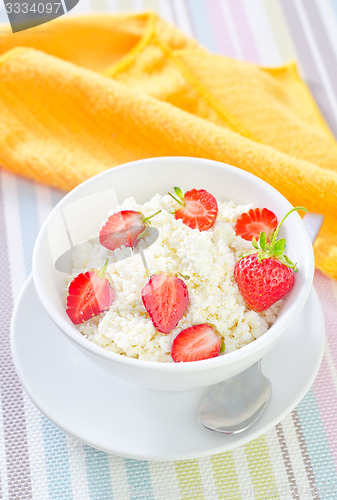 Image of sweet cottage with strawberry