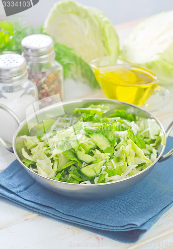 Image of salad from cabbage