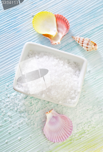 Image of sea salt and shells
