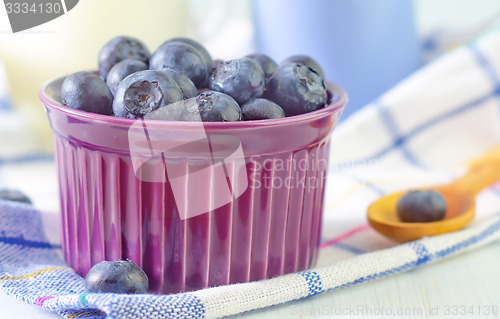 Image of blueberry and yogurt