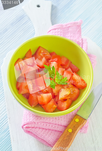 Image of salad from tomato