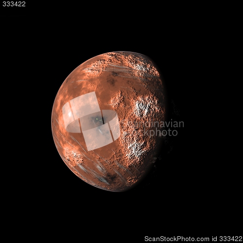 Image of red planet
