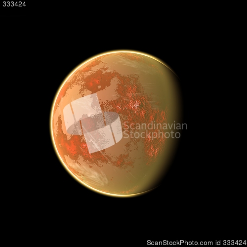 Image of orange planet