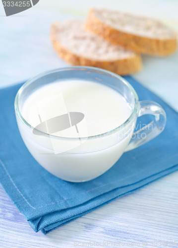 Image of milk in glass